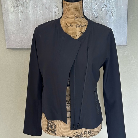 ATHLETA Asymmetrical Double Zip Moto Jacket - Picture 11 of 12